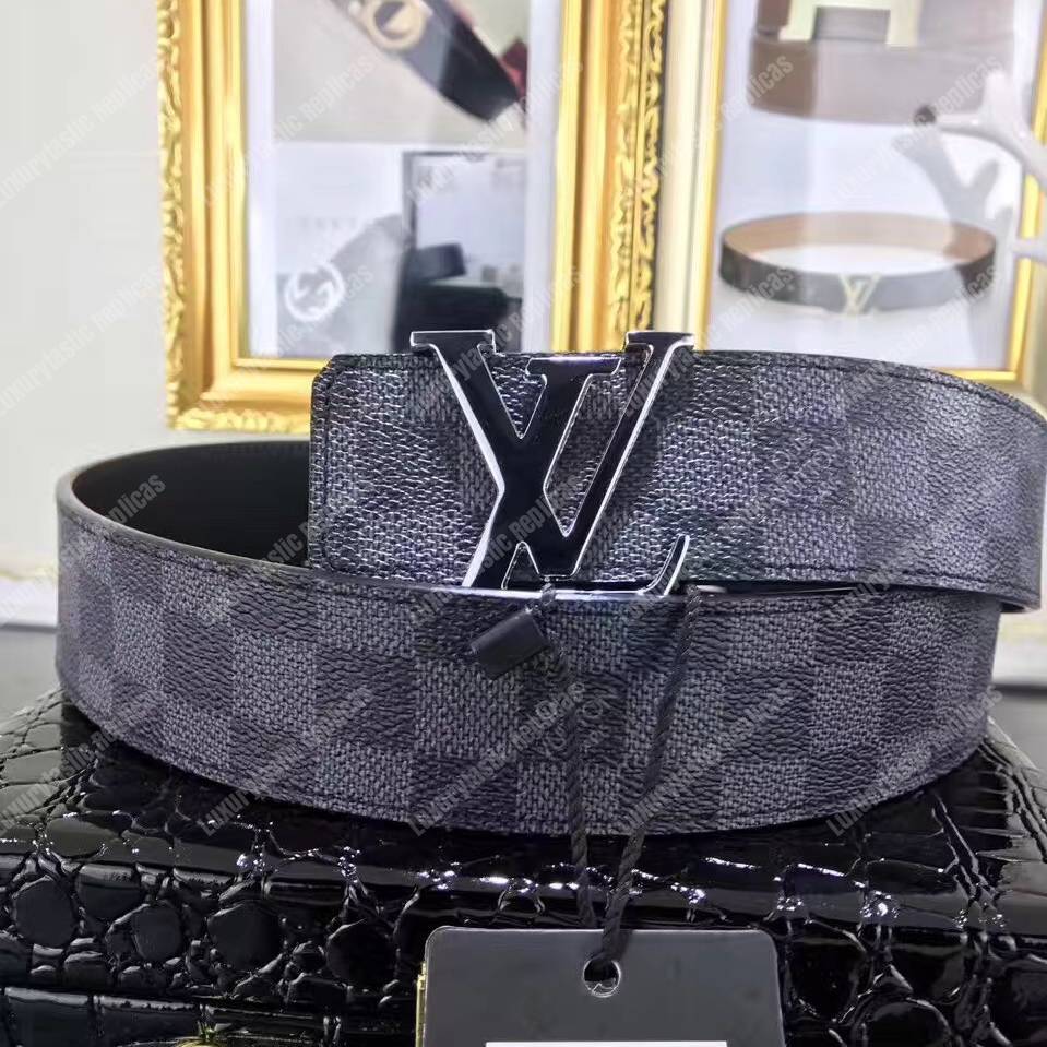 Louis Vuitton Initials LV Mirror 40mm Reversible Belt (Size 90/36